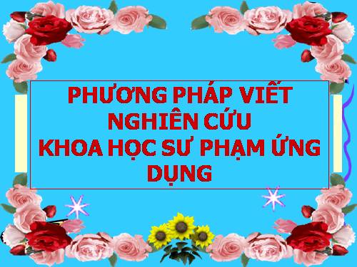 NGHIÊN CỨU KHOA HỌC