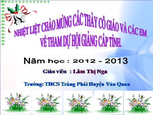 tiết 18. chống ô nhiễm tiếng ôn