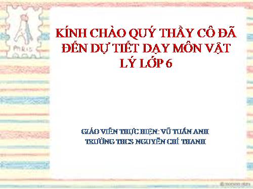 Bài 8. Trọng lực - Đơn vị lực