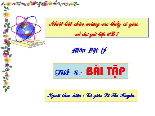 Bài 8. Trọng lực - Đơn vị lực