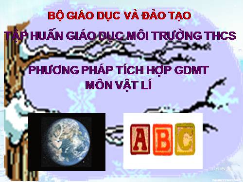 HD hoạt động ngoại khóa GDMT - Vật lý