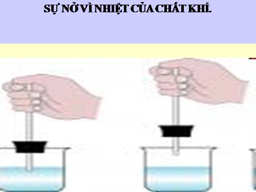 Bài 20. Sự nở vì nhiệt của chất khí