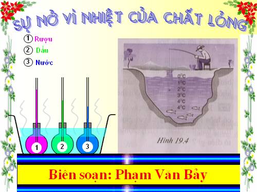 Bài 19. Sự nở vì nhiệt của chất lỏng