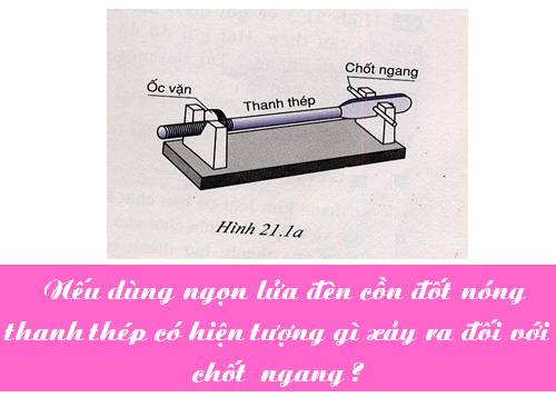 Bài 21. Một số ứng dụng của sự nở vì nhiệt