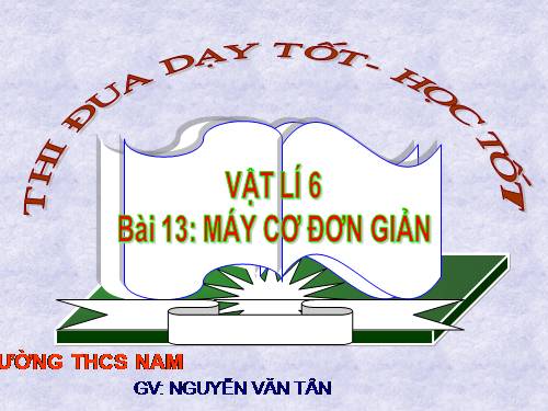 Bài 13. Máy cơ đơn giản