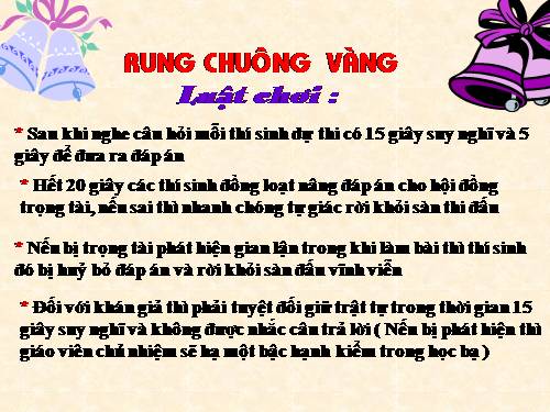 rung chuông vàng