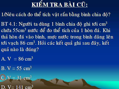 Bài 5. Khối lượng - Đo khối lượng