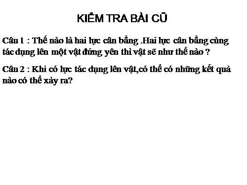 Bài 8. Trọng lực - Đơn vị lực