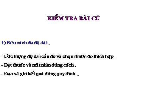 Bài 3. Đo thể tích chất lỏng