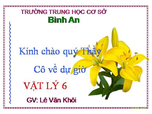 Bài 19. Sự nở vì nhiệt của chất lỏng