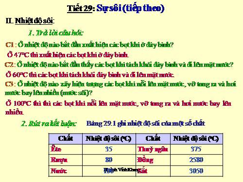 Bài 29. Sự sôi (tiếp theo)