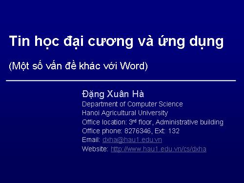 Sử dụng Tab stop trong word