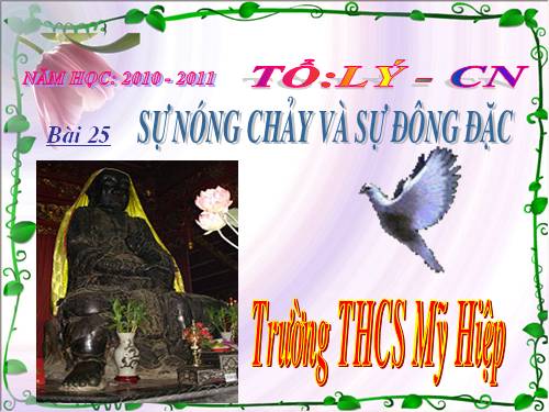 Bài 25. Sự nóng chảy và sự đông đặc (tiếp theo)