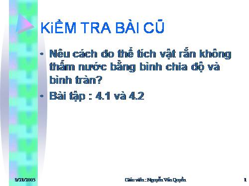 Bài 5. Khối lượng - Đo khối lượng