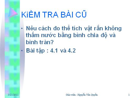 Bài 5. Khối lượng - Đo khối lượng