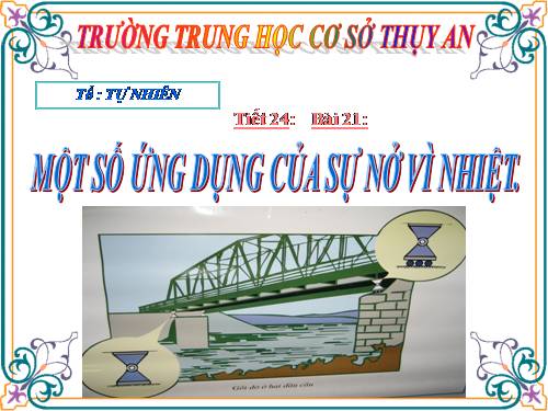 Bài 21. Một số ứng dụng của sự nở vì nhiệt