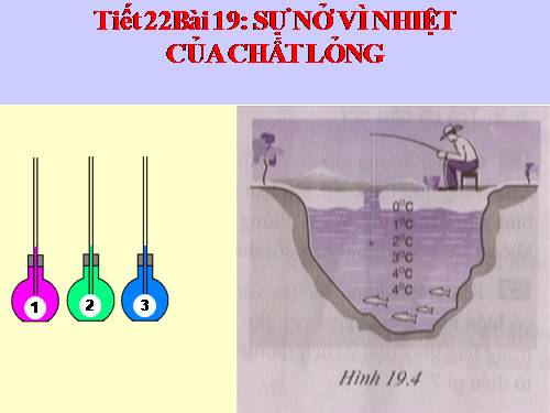 Bài 19. Sự nở vì nhiệt của chất lỏng