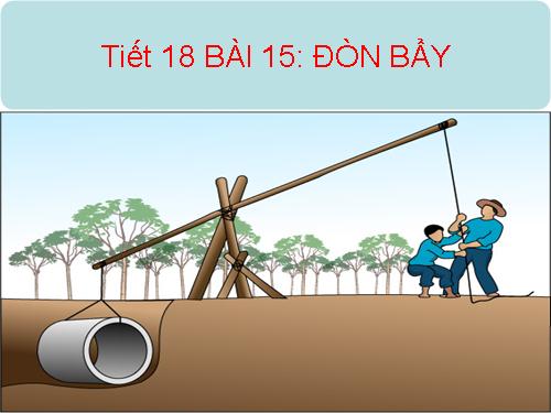 Bài 15. Đòn bẩy