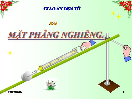 Bài 14. Mặt phẳng nghiêng