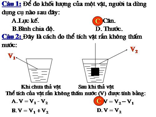 Bài 12. Thực hành: Xác định khối lượng riêng của sỏi