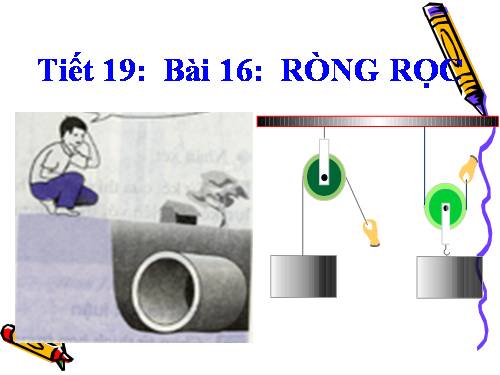 Bài 16. Ròng rọc