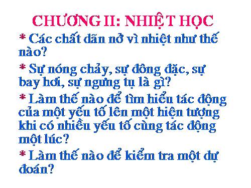 Bài 18. Sự nở vì nhiệt của chất rắn