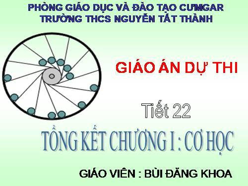 Bài 17. Tổng kết chương I: Cơ học