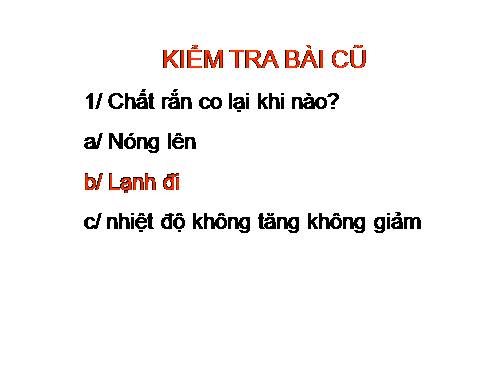 Bài 19. Sự nở vì nhiệt của chất lỏng