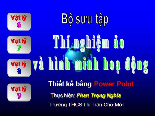 Bộ sưu tập thí nghiệm Ảo lý THCS