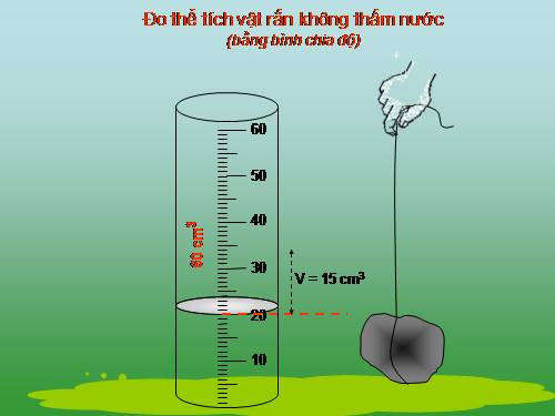 Bài 4. Đo thể tích vật rắn không thấm nước