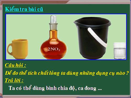 Bài 4. Đo thể tích vật rắn không thấm nước