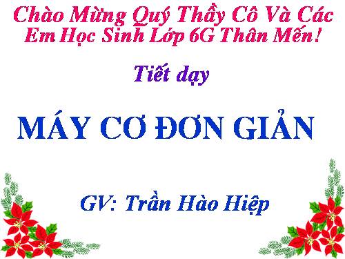 Bài 13. Máy cơ đơn giản