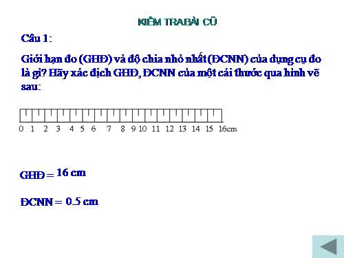 Bài 3. Đo thể tích chất lỏng