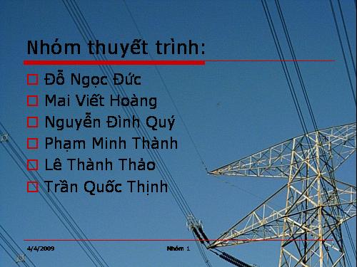 truyền động điện