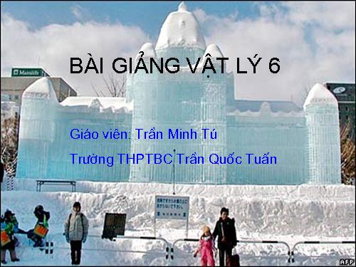 Bài 25. Sự nóng chảy và sự đông đặc (tiếp theo)