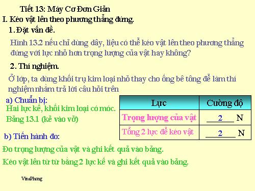 Bài 13. Máy cơ đơn giản