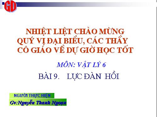 Bài 9. Lực đàn hồi