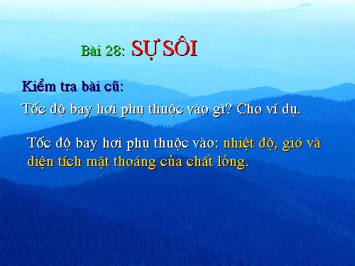 Bài 28. Sự sôi