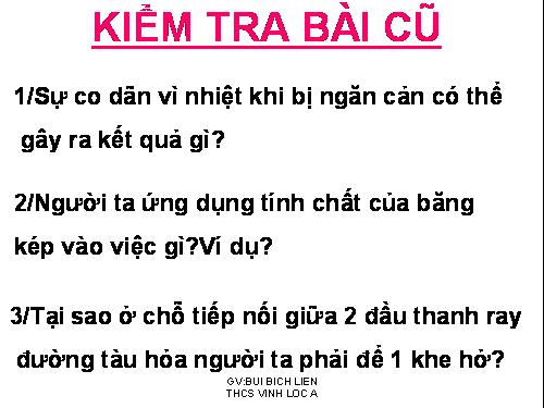 Bài 22. Nhiệt kế - Nhiệt giai