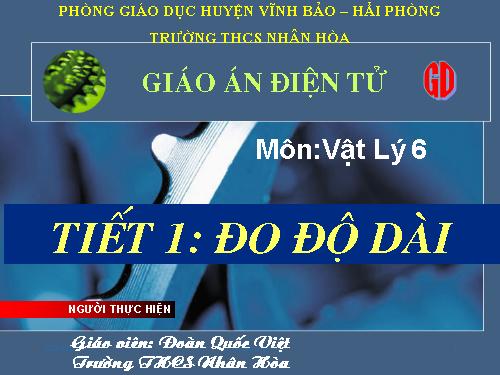 Bài 1. Đo độ dài