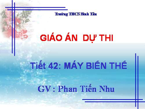 Bài 37. Máy biến thế