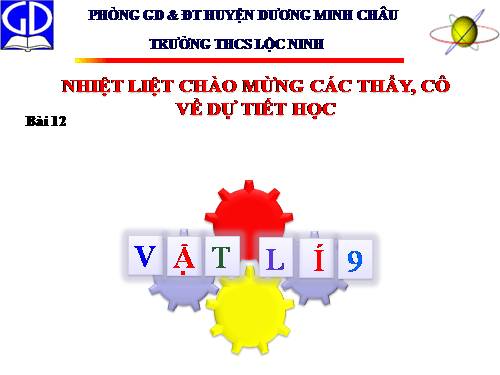 Bài 12. Công suất điện