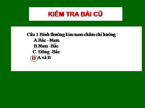 Bài 25. Sự nhiễm từ của sắt, thép - Nam châm điện