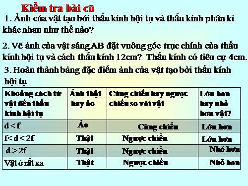 Bài 47. Sự tạo ảnh trong máy ảnh