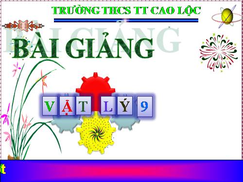 Bài 22. Tác dụng từ của dòng điện - Từ trường