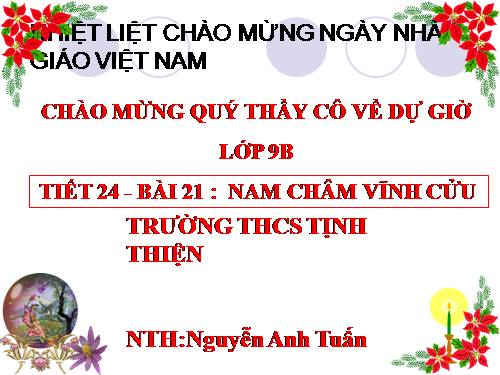 Bài 21. Nam châm vĩnh cửu