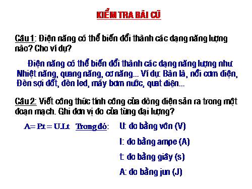 Bài 16. Định luật Jun - Len-xơ