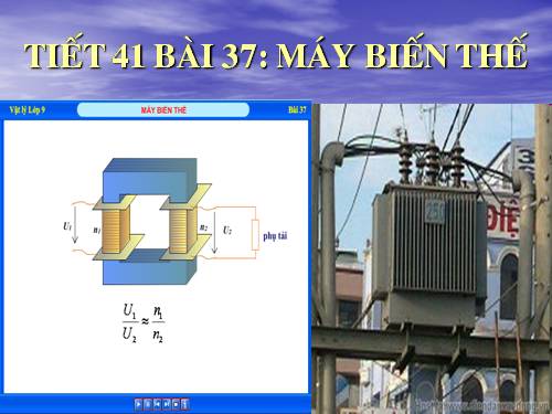 Bài 37. Máy biến thế