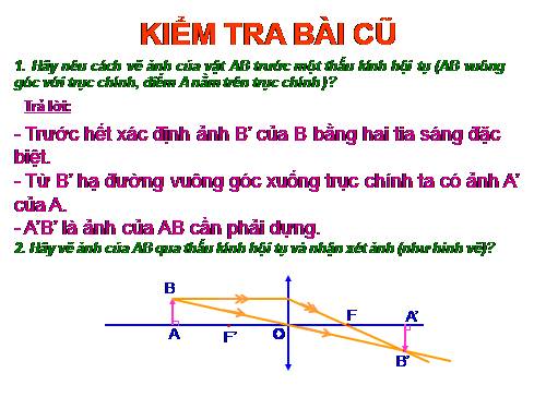 Bài 47. Sự tạo ảnh trong máy ảnh