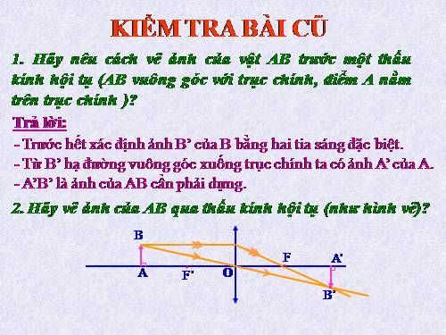 Bài 47. Sự tạo ảnh trong máy ảnh